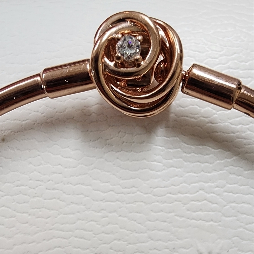 Pandora Moments Encircled Clasp Bangle - Picture 3 of 10